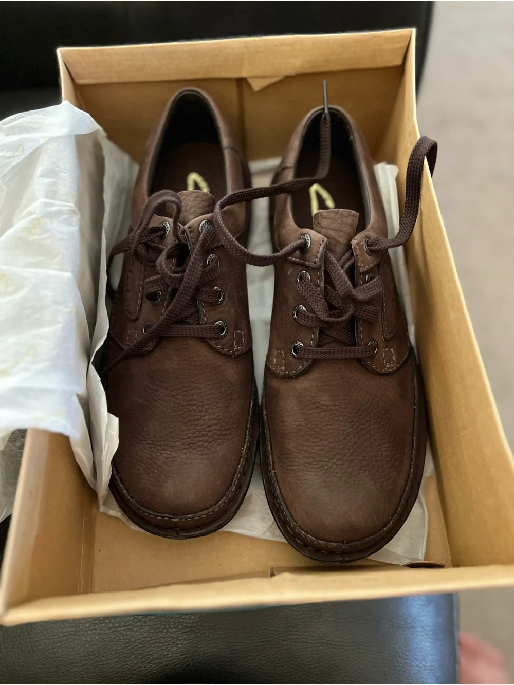 Clarks Men's Nature Dark Brown Leather